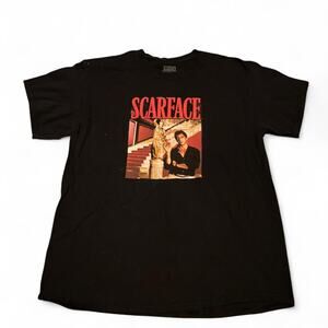 Scarface movie black cotton t shirt